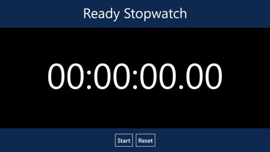 Ready Stopwatch for Windows 8