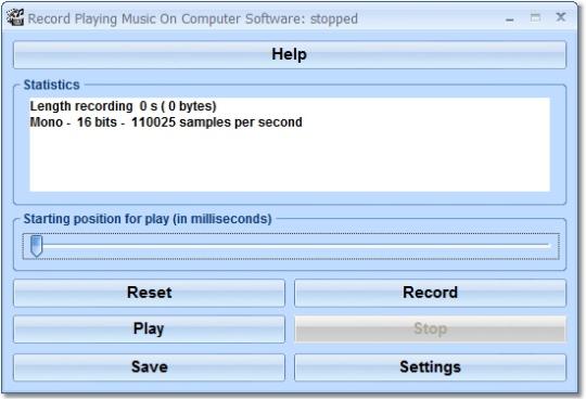 Record Playing Music On Computer Software