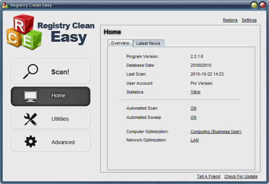Registry Clean Easy Pro