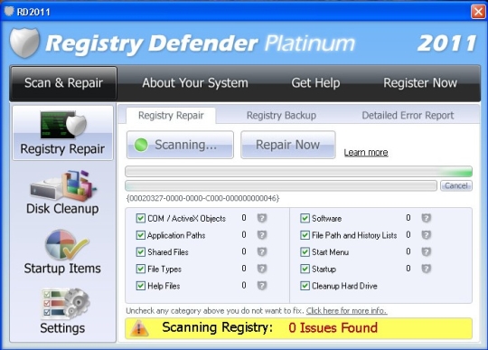 Registry Defender 2011