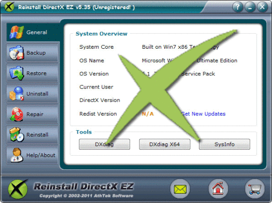 Reinstall DirectX EZ