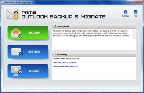 Remo Outlook Backup & Migrate