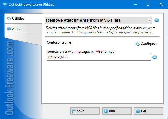 Remove Attachments from MSG Files