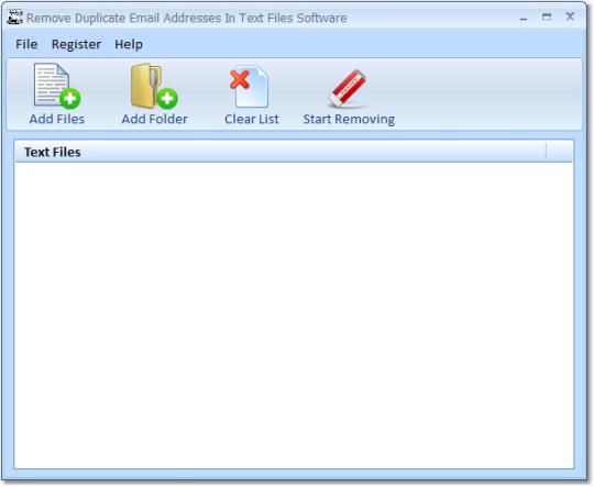 Remove Duplicate Email Addresses In Text Files Software