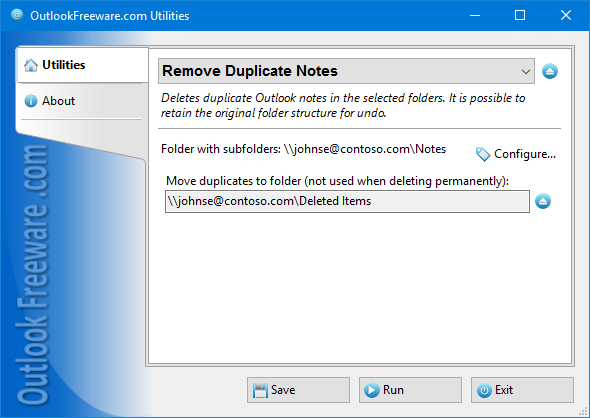 Remove Duplicate Notes for Outlook