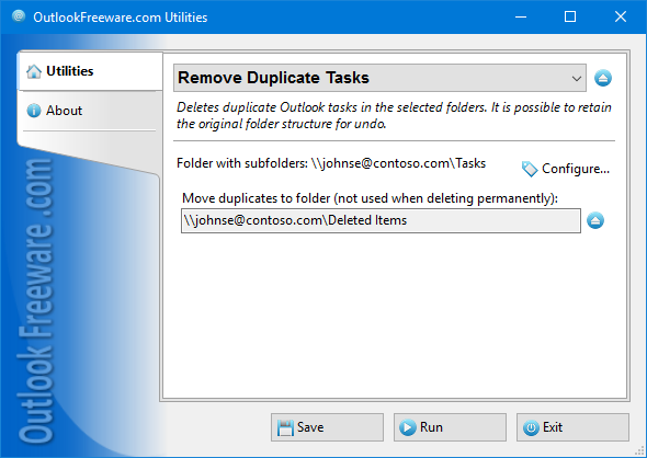Remove Duplicate Tasks for Outlook