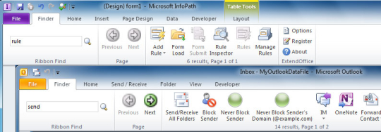 Ribbon Finder for Office Professional Plus 2010 (32-bit)