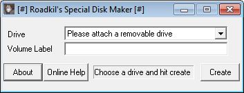 Roadkil's Special Disk Maker