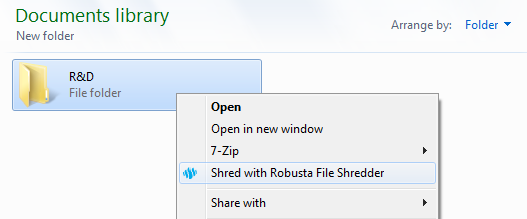 Robusta File Shredder
