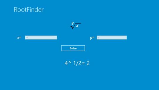 Root Finder for Windows 8