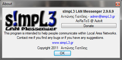 S!mpL3 LAN Messenger