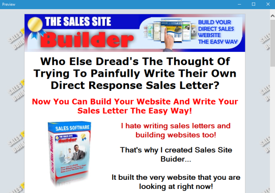 Sales Page Builder
