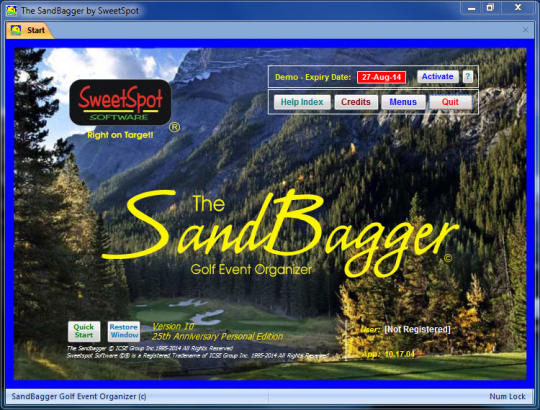 Sandbagger Golf Event Organizer