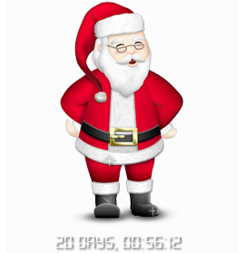 Santa Countdown clock
