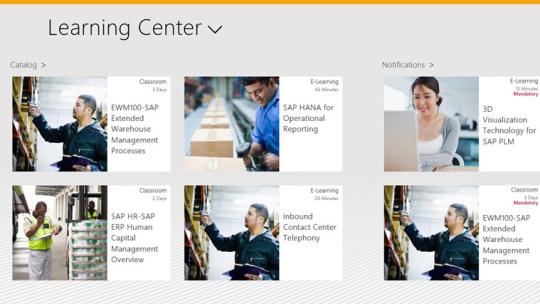 SAP Learning Assistant for Windows 8