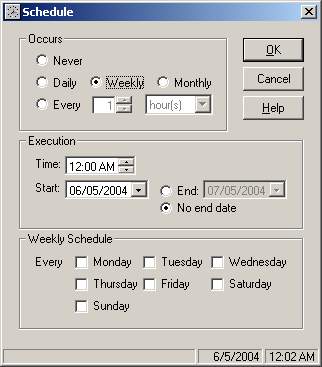 Schedule Timer ActiveX