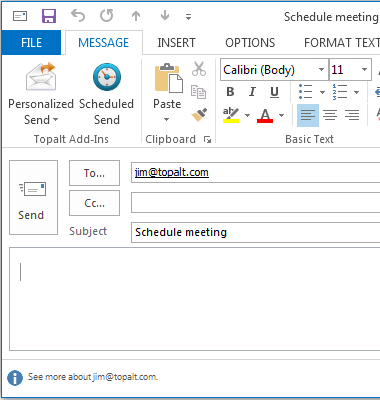 ScheduledSend for Outlook