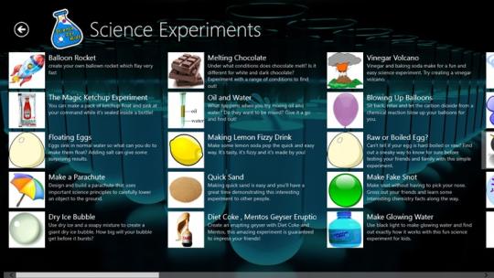 Science ForKids for Windows 8