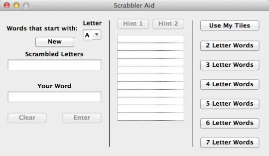 Scrabbler Aid