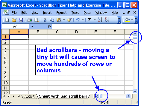 Scrollbar Fixer for Microsoft Excel