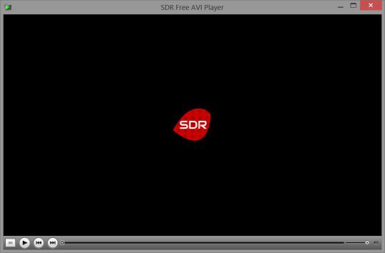 SDR Free AVI Player