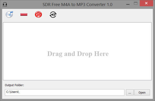 SDR Free M4A to MP3 Converter
