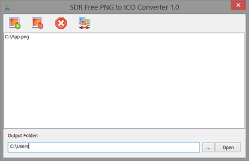 SDR Free PNG to ICO Converter