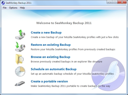SeaMonkey Backup 2011