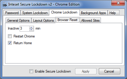 Secure Lockdown Chrome Edition