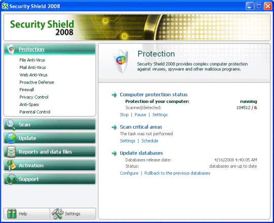 Security Shield 2010