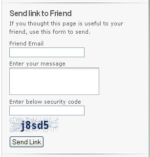 Send link to friend