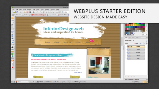 Serif WebPlus Starter Edition