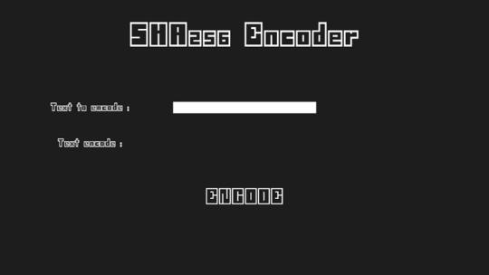 SHA 256 Encoder