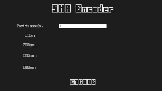 SHA Encoder for Windows 8