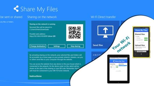 Share My Files  for Windows 8