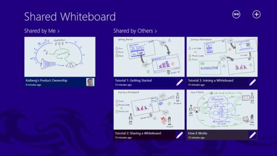 Shared Whiteboard for Windows 8