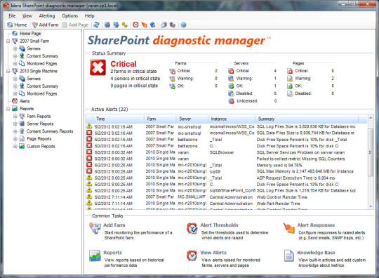 SharePoint Diagnostic Manager
