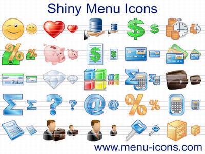 Shiny Menu Icons
