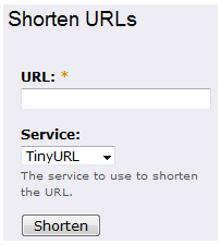 Shorten URLs