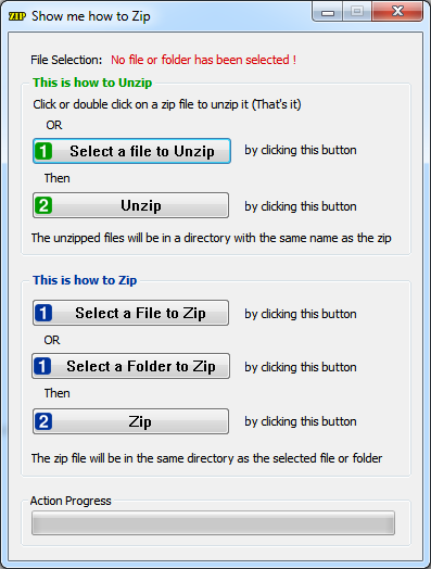Show me how to Zip (64-bit)