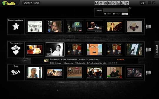 Shufflr Social Video Browser