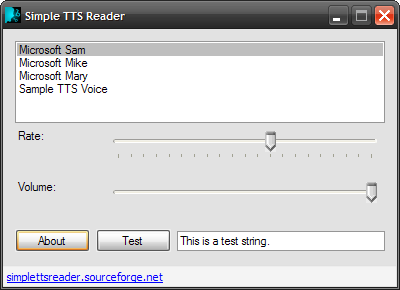 Simple TTS Reader