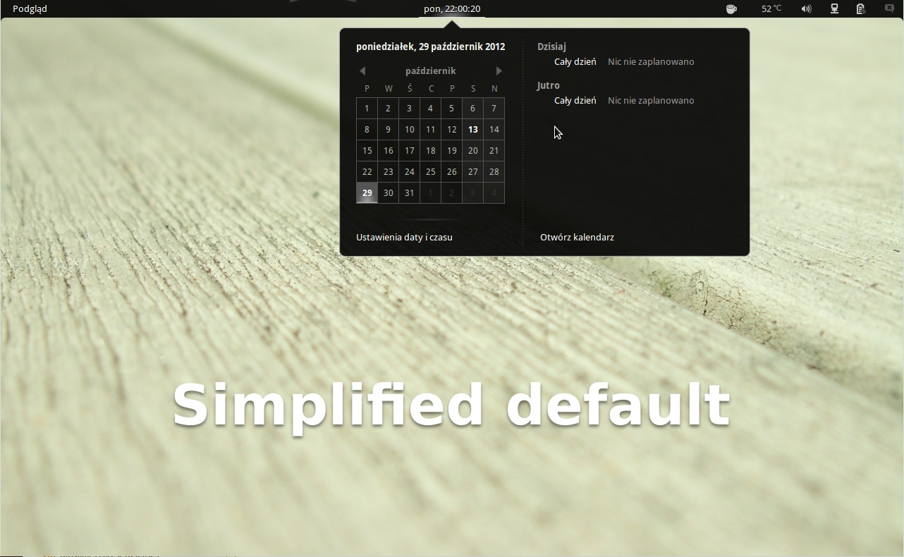 Simplified default