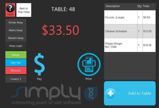 Simply POS for Restaurants