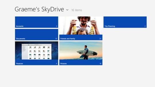 SkyDrive for Windows 8