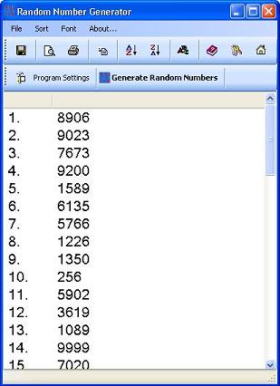SL Random Number Generator