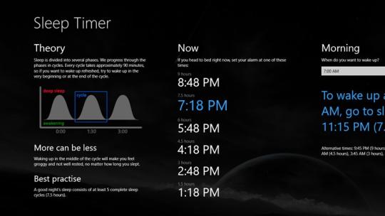 Sleep Timer for Windows 8