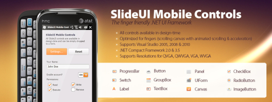 SlideUI Mobile Controls