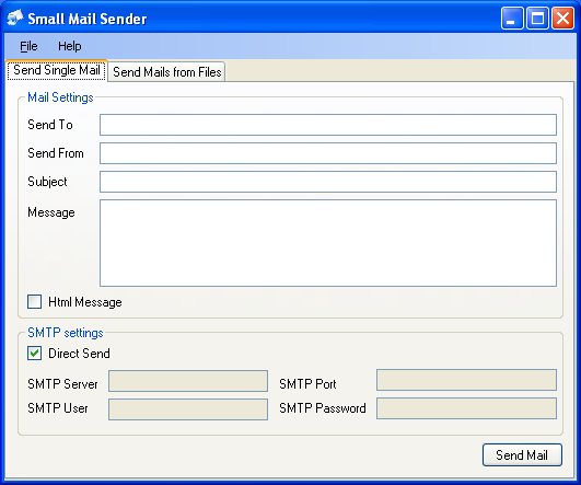 Small Mail Sender