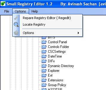 Small Registry Editor